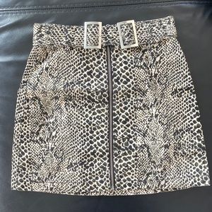 Topshop printed skirt
